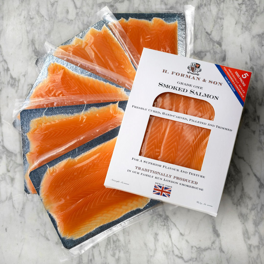 Mike Maloney Country Butchers And Bakers Ltd Forman And Sons Smoked Salmon 5 X 100g