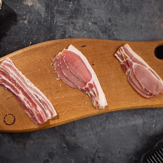 Trio of Dry Cured Bacon