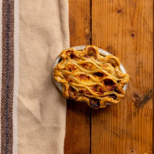 Individual Creamy Vegetable Pie